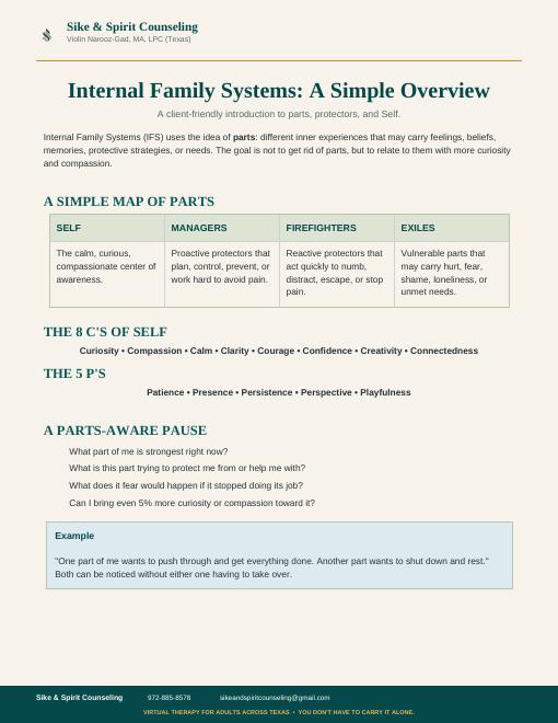 IFS Overview worksheet preview